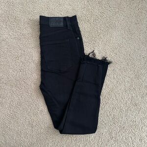 aritzia denim forum lola high rise skinny crop
